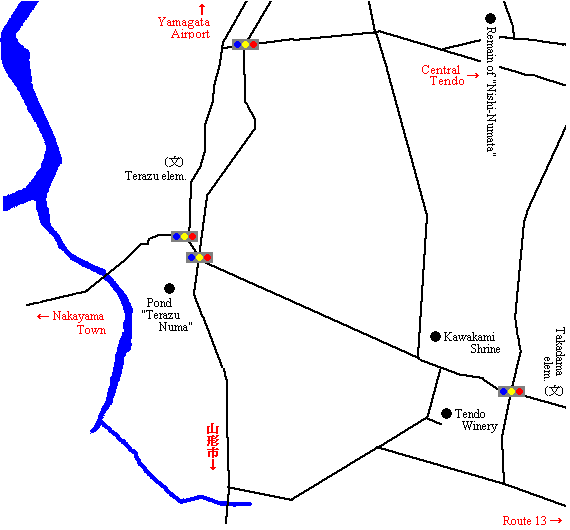 [ Map of Whole Tendo (Southwest) ]