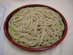 写真:将軍家献上寒中挽抜そば