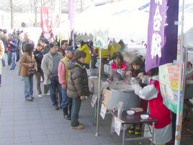 写真:物産展の様子