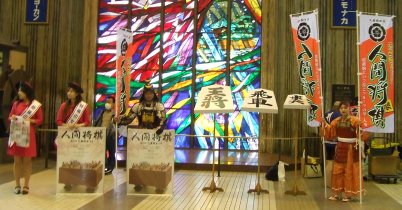 写真：JR仙台駅での観光キャンペーン