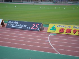 写真:みちのくダービーの看板