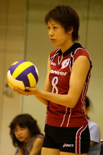 写真：パイオニア・今野加奈子選手(No.8)