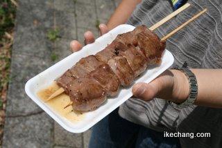 写真：米沢牛串焼き
