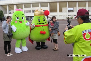 写真:ラフちゃんとタント君