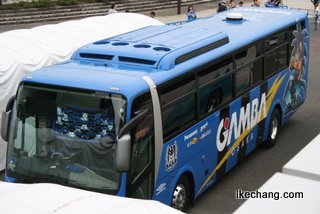写真：ガンバ大阪のバス