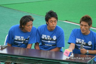 写真：赤星貴文選手、鈴木雄太選手、木藤健太選手
