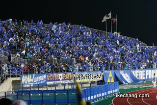 写真:試合後のバック北(横浜F・マリノス戦)