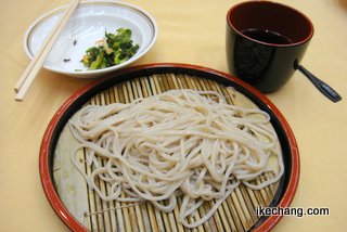 写真:将軍家献上寒中挽き抜きそば