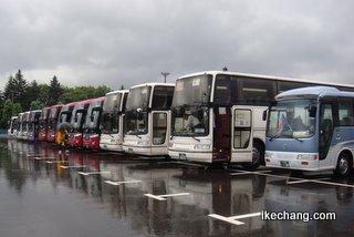 写真：観戦ツアーのバス（モンテディオ山形対ベガルタ仙台）