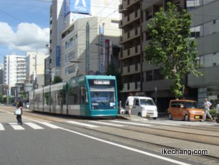 写真:路面電車(サンフレッチェ広島vs.モンテディオ山形)