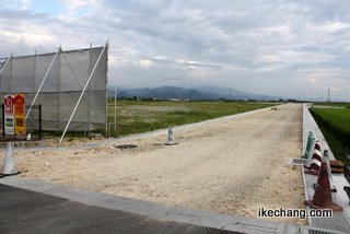 写真：南小畑地区から見た芳賀区画整理事業地内