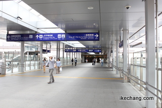 写真：JR宇都宮駅の連絡通路（栃木SC×モンテディオ山形）