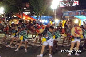 写真：民俗文化サークル四方山会の踊り（天童夏まつり）