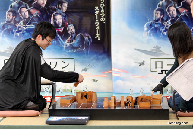 写真：（スター・ウォーズ将棋特別対局in天童）