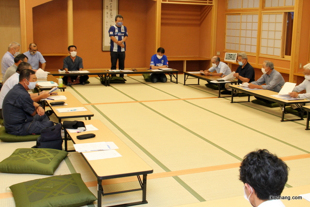 写真：天童市モンテ応援隊役員会の様子