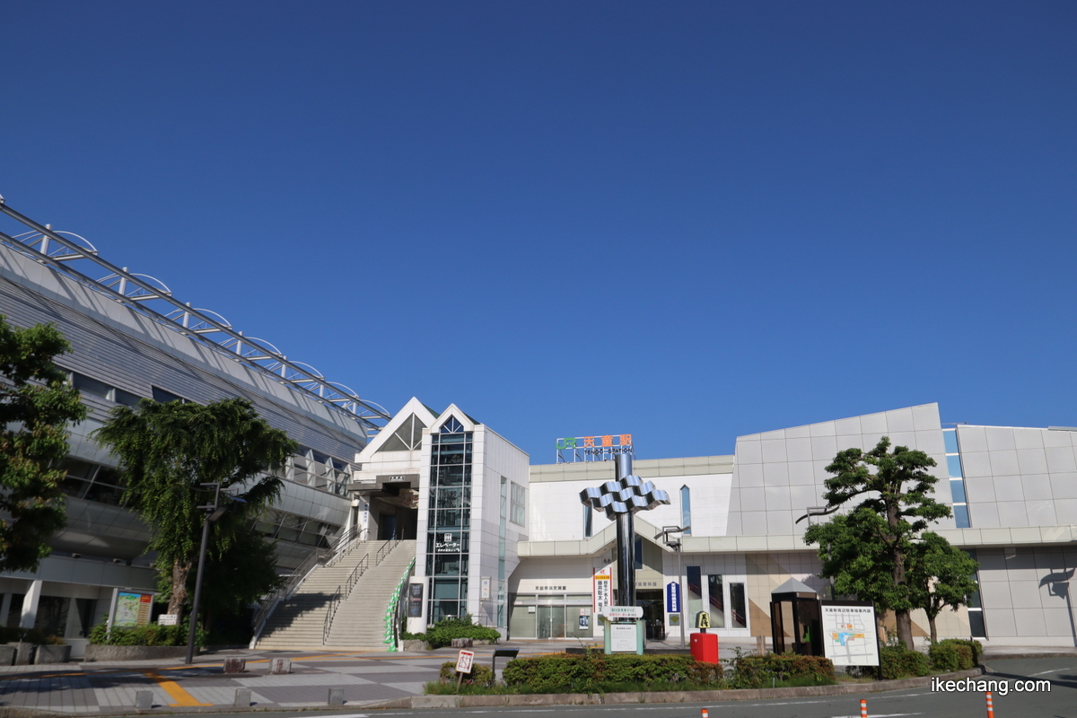 写真：JR天童駅前の状況