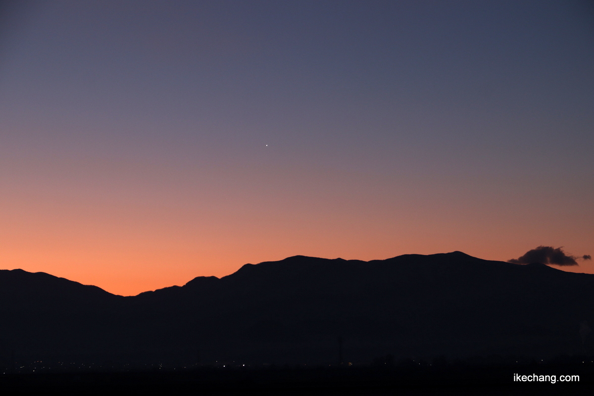 写真：明けの明星（金星）