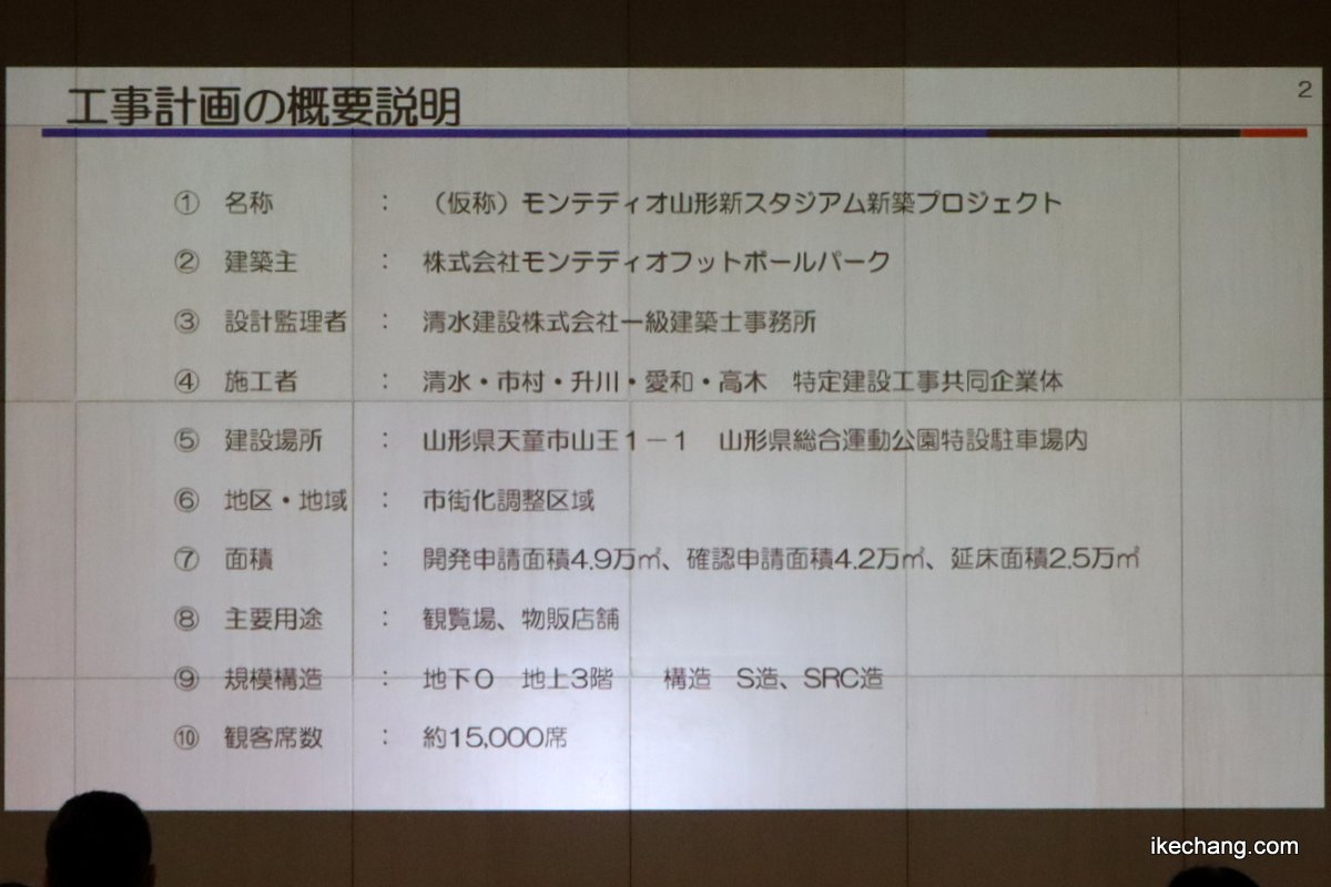 写真:モンテディオ山形新スタジアム周辺住民向け説明会(2/24)
