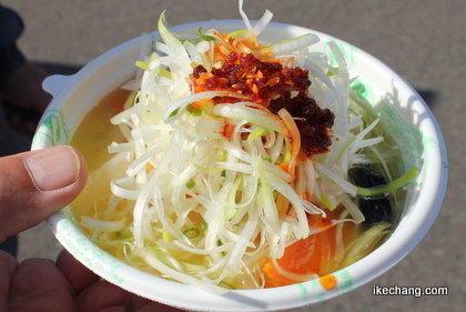 写真：中国瓦房店「鶏白湯塩麹餃子鍋」（第22回平成鍋合戦）