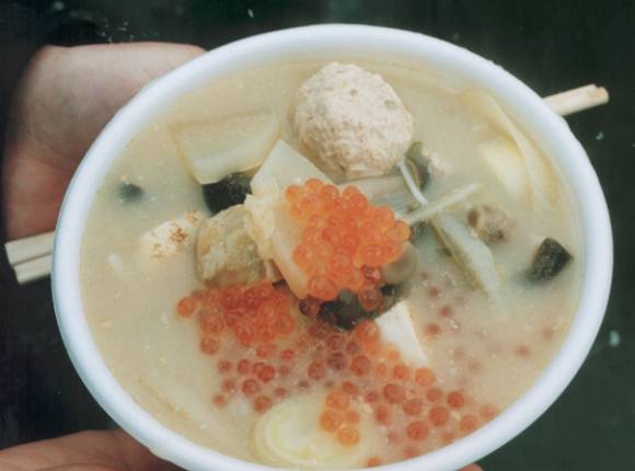 Sake Nabe (Cooperation of cooks in Tendo )