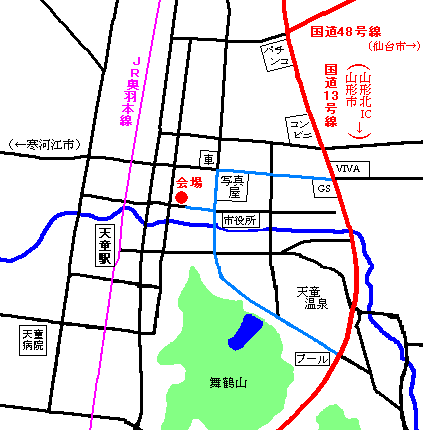 会場周辺地図