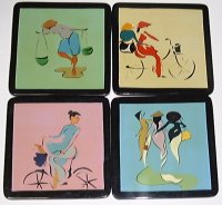 [ Japanese lacquerd coaster ]